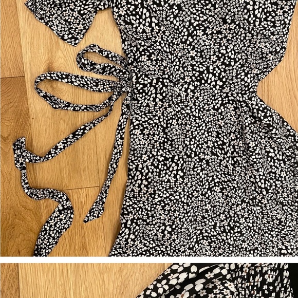 DYNAMITE | Miranda MIDI Wrap Dress - Picture 5 of 7